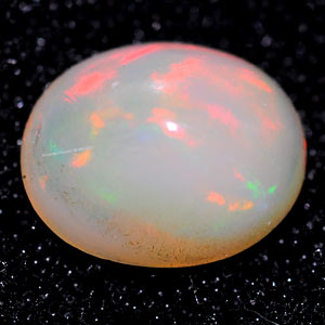 0.74 Ct. Oval Cabochon Natural Multi Color Opal Sudan