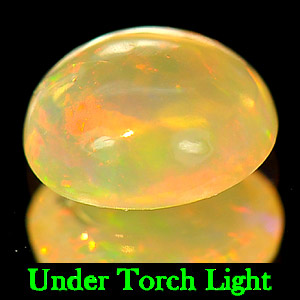 0.71 Ct. Oval Cabochon Natural Multi Color Opal Sudan