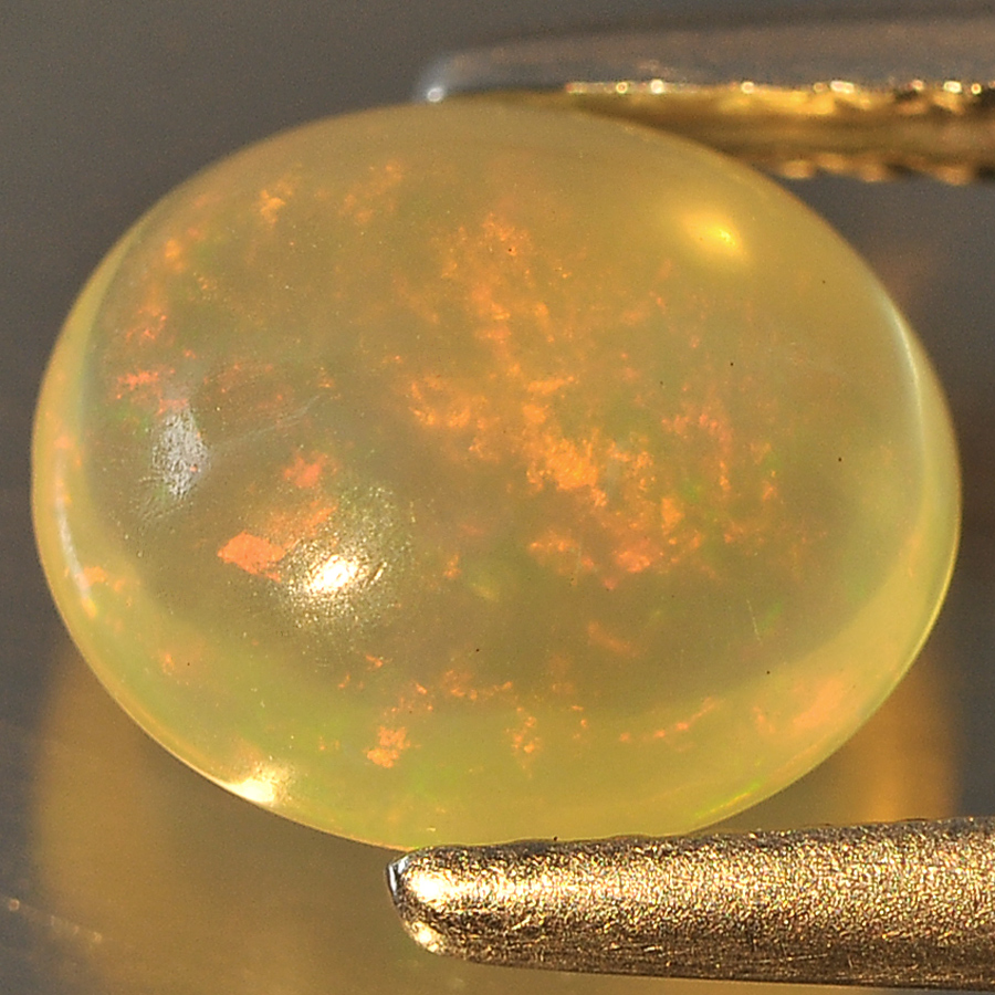 1.11 Ct. Oval Cabochon Natural Multi Color Opal Sudan