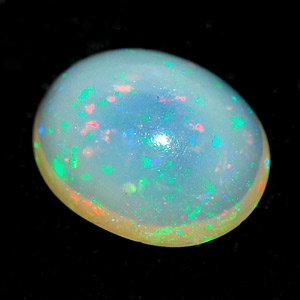0.66 Ct. Oval Cabochon Natural Multi Color Opal Sudan