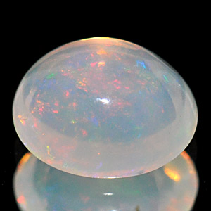 0.77 Ct. Oval Cabochon Natural Multi Color Opal Sudan