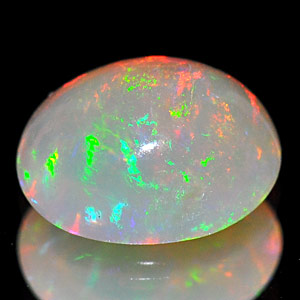 0.53 Ct. Oval Cabochon Natural Multi Color Opal Sudan