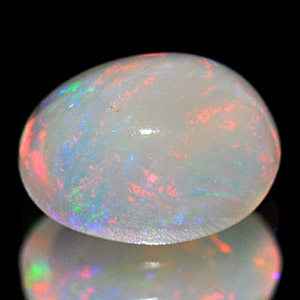 0.93 Ct. Oval Cabochon Natural Multi Color Opal Sudan