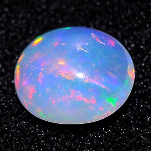 3.85 Ct. Oval Cabochon Natural Multi Color Opal Sudan