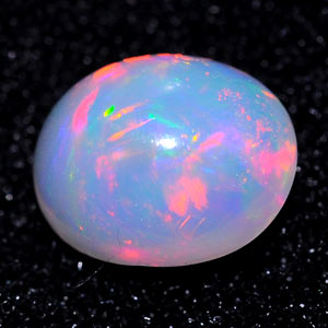 0.76 Ct. Oval Cabochon Natural Multi Color Opal Sudan