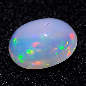 0.61 Ct. Oval Cabochon Natural Multi Color Opal Sudan