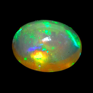 0.92 Ct. Oval Cabochon Natural Multi Color Opal Sudan