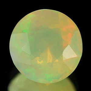 0.70 Ct. Round Natural Gem Muti Color Opal Unheated
