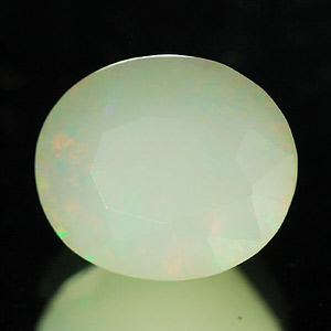 1.18 Ct Oval Natural Muti Color Opal Sudan Unheated