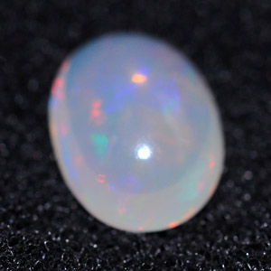 0.80 Ct. Oval Cabochon Natural Multi Color Opal Sudan
