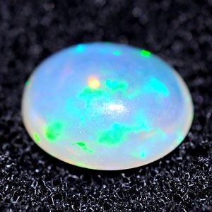 0.66 Ct. Oval Cabochon Natural Multi Color Opal Sudan