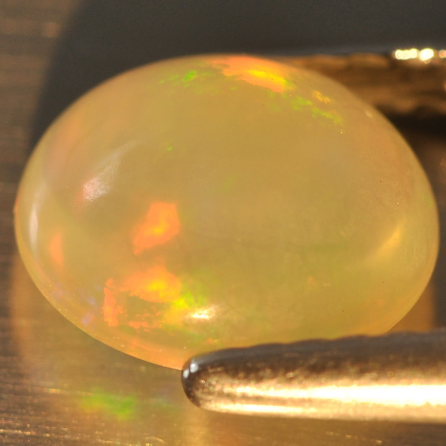 1.18 Ct. Oval Cabochon Natural Multi Color Opal Sudan