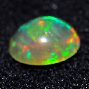 0.69 Ct. Oval Cabochon Natural Multi Color Opal Sudan