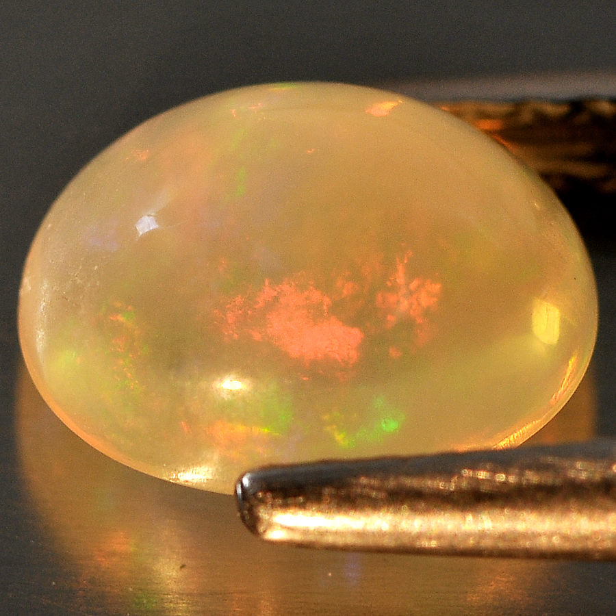 1.14 Ct. Oval Cabochon Natural Multi Color Opal Sudan