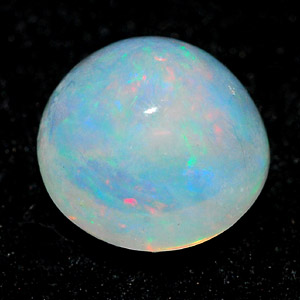 1.07 Ct. Round Cabochon Natural Multi Color Opal Sudan