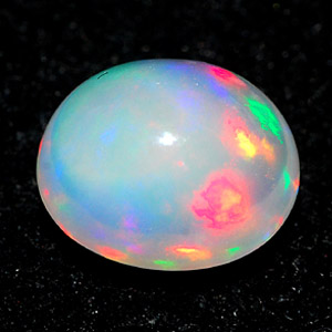 0.98 Ct. Oval Cabochon Natural Multi Color Opal Sudan
