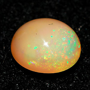 0.73 Ct. Oval Cabochon Natural Multi Color Opal Sudan