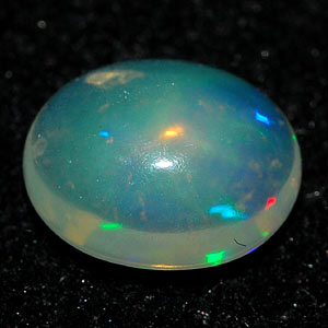 0.82 Ct. Oval Cabochon Natural Multi Color Opal Sudan