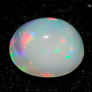 0.77 Ct. Oval Cabochon Natural Multi Color Opal Sudan
