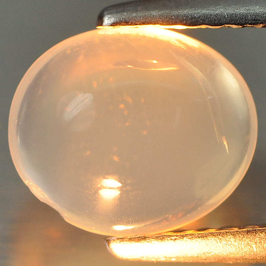 1.90 Ct. Oval Cabochon Natural Gem White Opal Unheated