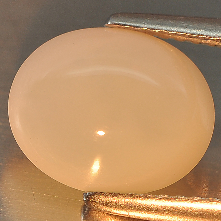 Unheated 2.64 Ct. Oval Cabochon Natural White Opal Gem