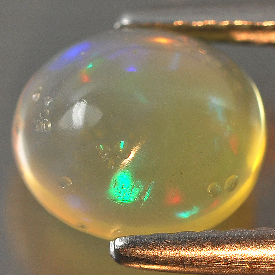 1.15 Ct. Oval Cabochon Natural Gem Multi Color Unheated