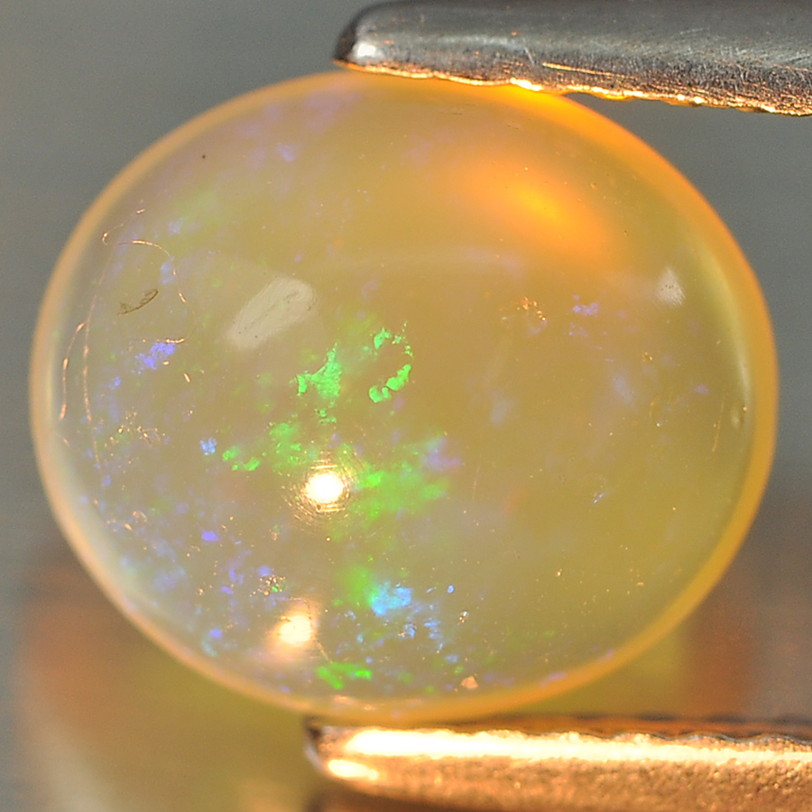 1.62 Ct. Oval Cabochon Natural Gem Multi Color Unheated