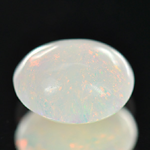 0.56 Ct. Oval Cab Natural Multi Color Opal Unheated
