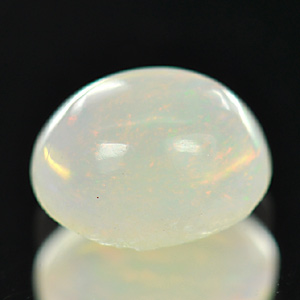 0.72 Ct. Oval Cab Natural Multi Color Opal Unheated