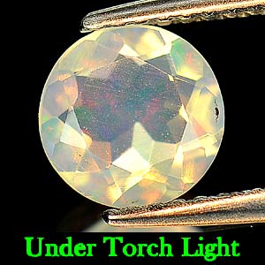 0.71 Ct. Natural Opal Multi Color Round Shape Unheated