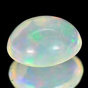 0.97 Ct. Vivid Natural Multi-Color Play Of Colour Opal Oval Cab