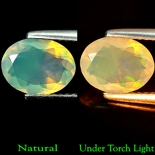0.91 Ct. Natural Multi-Color Play Of Colour Opal Oval Shape