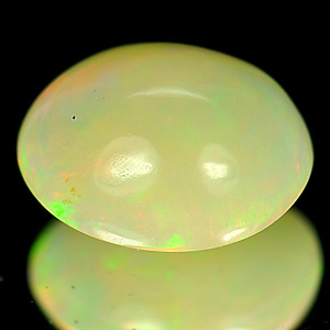 3.02 Ct. Oval Cabochon Natural Multi-Color Play Of Colour Opal Unheated