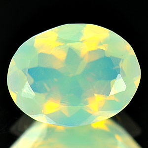 0.90 Ct. Oval Shape Natural Multi-Color Play Of Colour Opal Gemstone Unheated