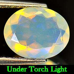 0.99 Ct. Oval Shape Natural Multi Color Play Of Colour Opal