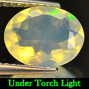 1.13 Ct. Nice Oval Shape Natural Multi Color Play Of Colour Opal