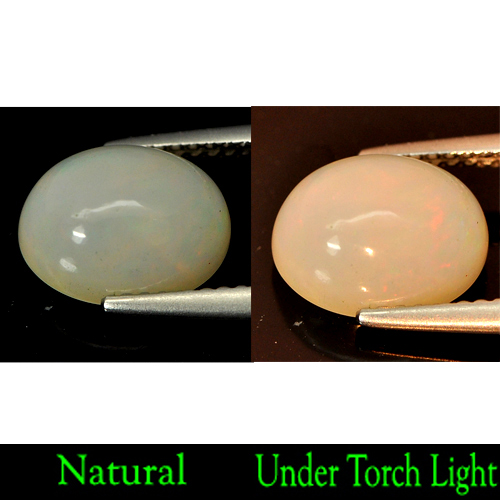 2.29 Ct. Oval Cabochon Natural Gemstone Multi-Color Play Of Colour Opal