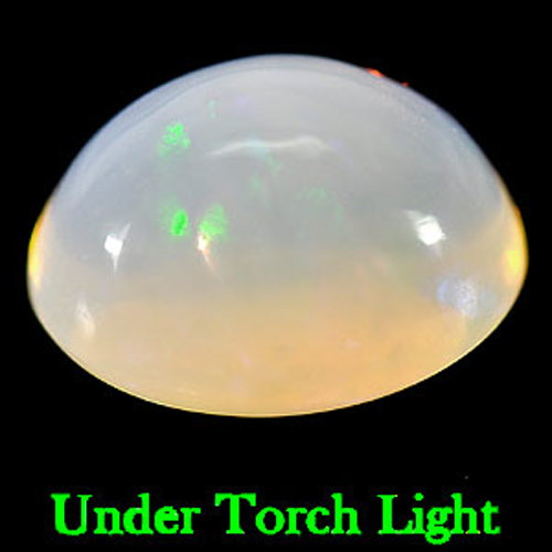 Unheated 2.68 Ct. Oval Cabochon Natural Gem Multi-Color Play Of Colour Opal