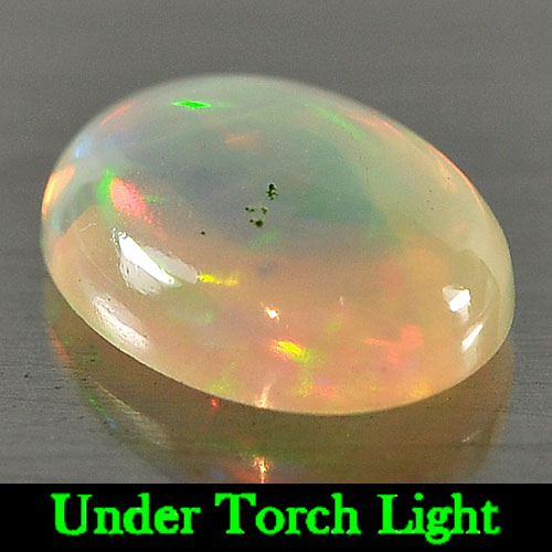 1.15 Ct. Oval Cabochon Natural Multi-Color Play Of Colour Opal From Ethiopia