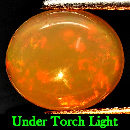 1.65 Ct. Natural Gem Multi-Color Play Of Colour Opal Oval Cabochon