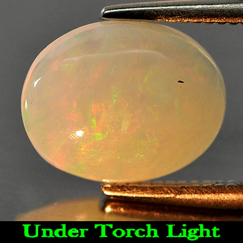 Unheated 1.46 Ct. Natural Multi Color Play Of Colour Opal Gemstone