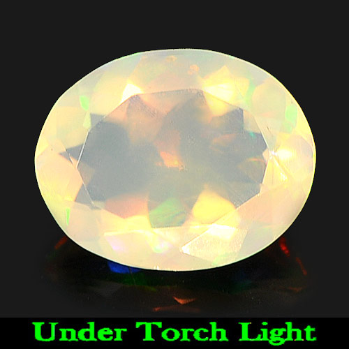 1.41 Ct. Delightful Oval Natural Gem Multi Color Play Of Colour Opal