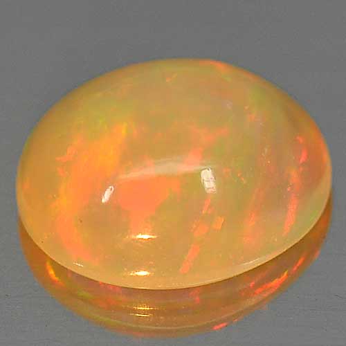 0.97 Ct. Alluring Natural Gem Play Of Colour Multi Color Opal Oval Cab