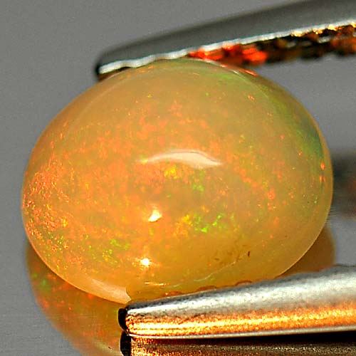 0.77 Ct. Alluring Oval Cabochon Natural Gem Play Of Colour Multi Color Opal