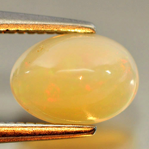 Nice Natural Gem 0.72 Ct. Oval Cabochon Play Of Colour Multi Color Opal