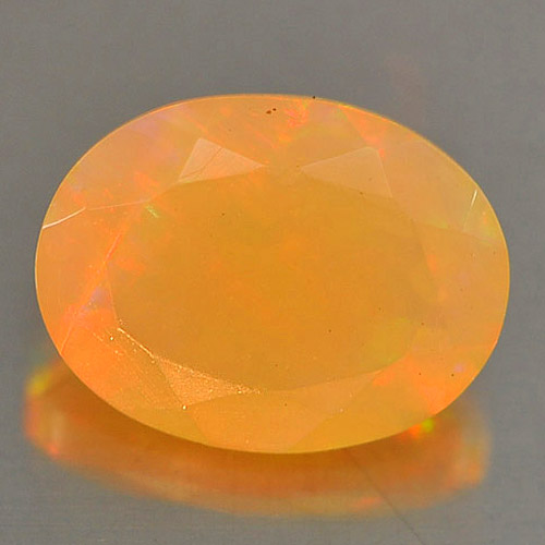 0.90 Ct. Charming Oval Natural Gem Play Of Colour Multi Color Opal