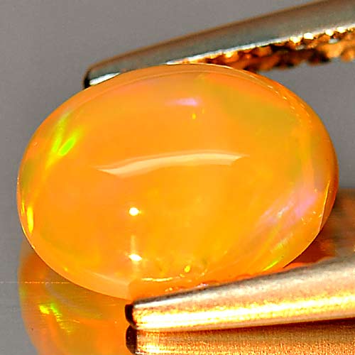 Beauteous Gem 0.88 Ct. Oval Cab Natural Multi Color Play Of Colour Opal