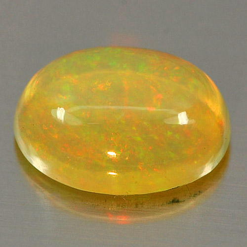 Good Natural Gem 0.80 Ct. Oval Cabochon Multi Color Play Of Colour Opal