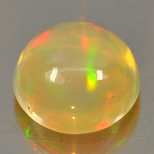 0.99 Ct. Round Cabochon Natural Gem Multi Color Play Of Colour Opal