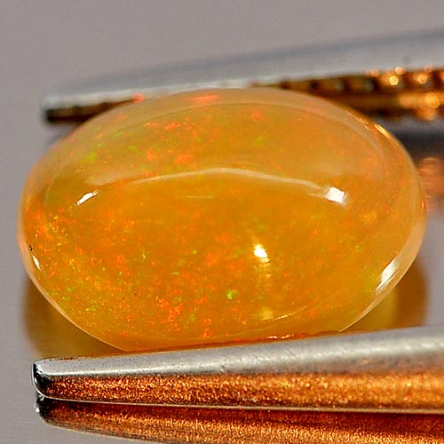 Unheated 0.89 Ct. Oval Cabochon Natural Multi Color Play Of Colour Opal